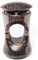 Afterglow Massive Grablampe Deluxe aus echtem Granit Granit Himalaya Höhe 26 cm/Ø 15 cm cm Grableuchte Grablicht Grablampe Granitlampe Granitlaterne Bronze mit Sockel Grabschmuck