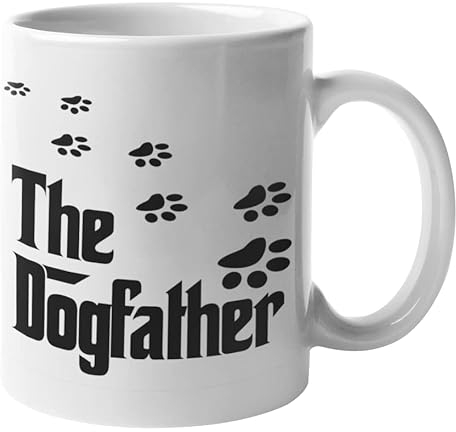 McMug - The Dogfather - White Background - Mug, Ceramic, 11fl.oz.