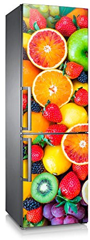 Vinilo para nevera | Stickers Fridge | Pegatina Frigo | Tutti Frutti (185x60)