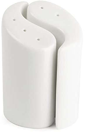 Olympia Whiteware Ying Yang Salt & Pepper - 95mm (Box 12 Sets)