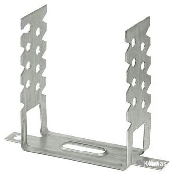 Deckenabhänger Direktabhänger 125mm für Holzlatten, C-Deckenprofil