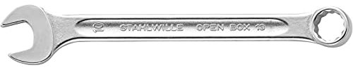 STAHLWILLE 13-10 13 Ring-Maulschlüssel Open-Box, 10 mm, 40081010 Silbern