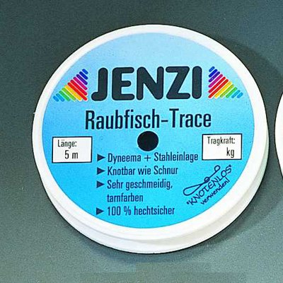 JENZI Raubfisch-Trace, feingeflochtenes Dyneema, 10 Kg, 5 m