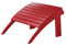Linon Adirondack Polsterhocker, Rot