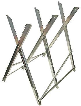 Faithfull FAISAWHORSE Folding Galvanised Metal Saw Horse 150 kg Capacity, Multi