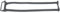 BIBIA Doppelspanngurt, Cargogurt, Schwarz, Nylon oder Polyester, Für Fahrrad, Länge verstellbar 25-44 cm