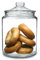 Utopia Tableware Utopia Biscotti Jar Extra Large 6.2l, Clear Glass, 6.2