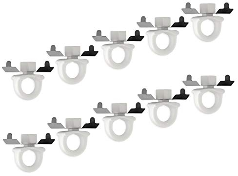 hang-it 10 Feststeller zur Schrägmontage von Bilderschienen BZW. Galerieschienen