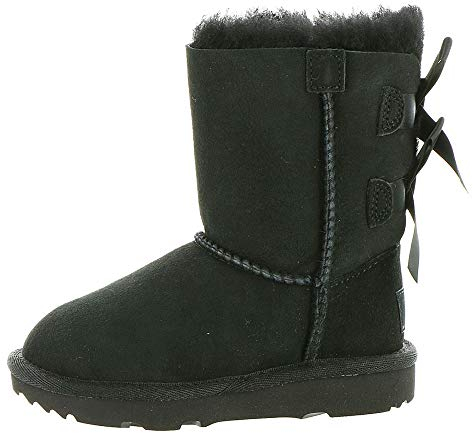 UGG Bailey Bow Ii, Stivali Classici, Unisex - Bambini e ragazzi, Nero, 25 EU