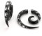 81stgeneration Natur Aztec Tribal Tattoo Horn Spirale Ohrringe Paar