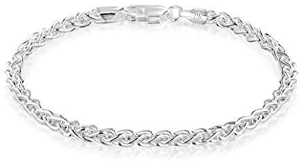 Tuscany Silver - Maille Spiga Bracelet Femme - Argent Sterling 925