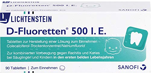 D FLUORETTEN 500 Tabletten 90 St