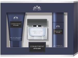 Otto Kern Commitment Man Trio-Geschenkset 30 ml Edt/50 ml Deo//75 ml Duschgel