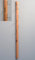 M2 Kollektion 737122 Garderobe / Wandgarderobe mit Klapphaken Palo, Echtholz Wildeiche massiv geölt, 185x8x4cm