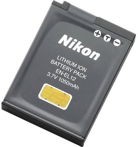 Batteria 3.7 V 1050 mAh per fotocamera digitale Nikon EN-EL12 batteria – EN-EL12 Nikon Coolpix/S710 S610/S610 C