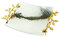 Elegance 70035 Golden Vine Hammered Square Tray, 11.5, Gold/Silver