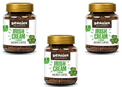 Beanies Instant Coffee Trio Pack - 3 x 50g Jars of 'Irish Cream'