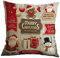 Nunubee Weihnachten Kissenbezug Dekokissen Platz Dekorative Fall Startseite Sofa Kissenbezug Weihnachtsmann Glocke Elf Rentier Rudolph Weihnachten 45x45cm