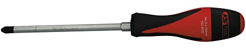 KS Tools 922.6029 - Tournevis ULTIMATE® PHILLIPS®, PH3 - L.150 mm - En Chrome Vanadium, Rouge/Noir