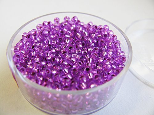 Knorr Prandell 2.5 mm Rocailles Bohemian Perlen, Orchid Lila