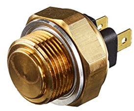 HELLA 6ZT 007 800-061 Temperaturschalter, Kühlerlüfter - 12V - 2-polig - Flachstecker - geschraubt - Schließer