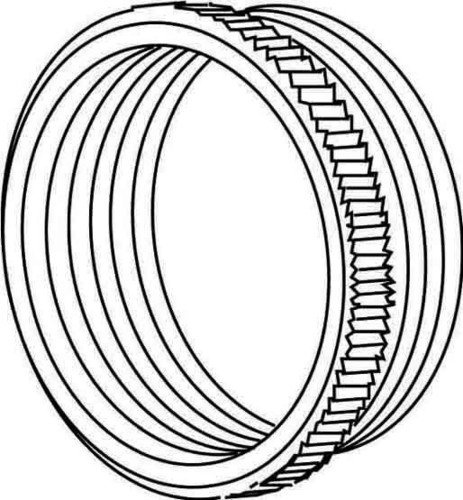 Kleinhuis – Reduzierring Messing vernickelt m-32 – 25 mm