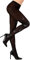 W WIDMANN MILANO Party Fashion - Strumpfhose, Schwarz, mit Glitzer, Spinnenetz und Spinne, Halloween