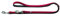 HUNTER SOFTIE Verstellbare Führleine für Hunde, Kunstleder, samtig, pflegeleicht, 1,5/200 cm, rot