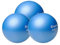Togu 10 x Redondo Ball Pilates Ball Gymanstik Yoga Fitness Therapie 22cm blau