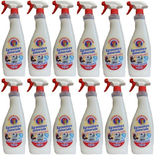 12x Chante Clair 'Sgrassatore universale' Superpotente, 750ml