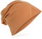Miobo Slouch Beanie Mütze, Long, Unifarbe, Herren Damen, Peach
