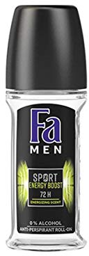 FA Fa Men Sport Energy Boost Roll-On 50 Ml 1 Pack (1 x50 ml)