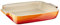 Le Creuset, Plat Rectangulaire en Céramique, 24 x 32 cm, Pour 6 Portions, Volcanique