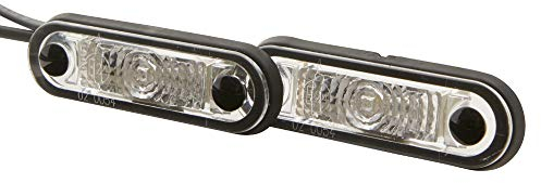 HELLA 2PF 959 590-202 Positionsleuchte - Begrenzungsleuchte - Anhänger - Wohnwagen - LED - 12/24V - Einbau - ECE/ADR/GGVS - Lichtscheibenfarbe: glasklar - Kabel: 500mm