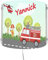 CreaDesign WA-1009, Feuerwehr, Kinderzimmer Wandlampe personalisiert mit Namen, Nachtlicht/Schlummerlicht für Steckdose, E14, 22 x 22,5 x 8,5 cm
