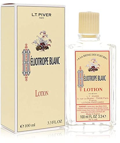 LT Piver Heliotrope Blanc Women Eau de Toilette Lotion Splash 100 ml