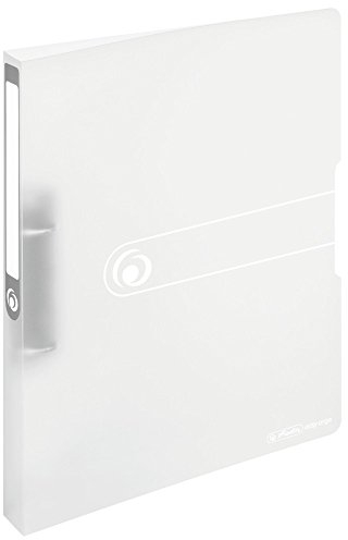 Herlitz 11205739 Ringbuch A4 (PP, 2-Ring-Kombi-Mechanik, 2,7 cm Rücken, 16 mm Füllhöhe) farblos