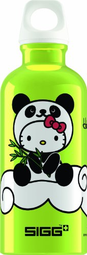 Sigg Trinkflasche Hello Kitty Panda - Frasco, Color limón, Talla 0.4 l
