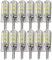 12x G4 1,5-2,0 Watt dimmbar 12V DC oder 12V AC/DC warmweiß 3000K für Dimmer geeignet Stiftsockel 360° Leuchtmittel Lampensockel Spot Halogenersatz Lampe 10W / 20W Halogenersatz (12x 1,5W)