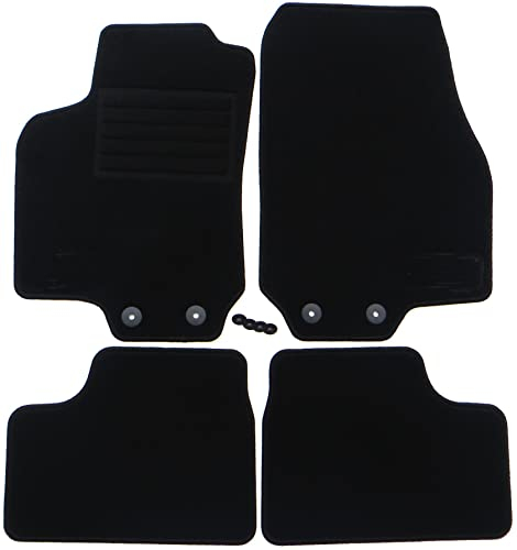 TN Profimatten Autoteppiche passend für Opel Astra G Limousine Hatchback Caravan Baujahr 1998-2005 Fahrermatte Klettband-Befestigung