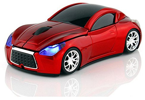 MGbeauty Mouse senza fili mouse dell'automobile sportiva wireless 2.4ghz per MAC del computer portatile del pc