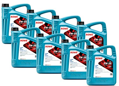 40 (8x5L) Liter ROWE HIGHTEC SYNT RS SAE 5W-30 HC-C1 Motoröl Made in Germany