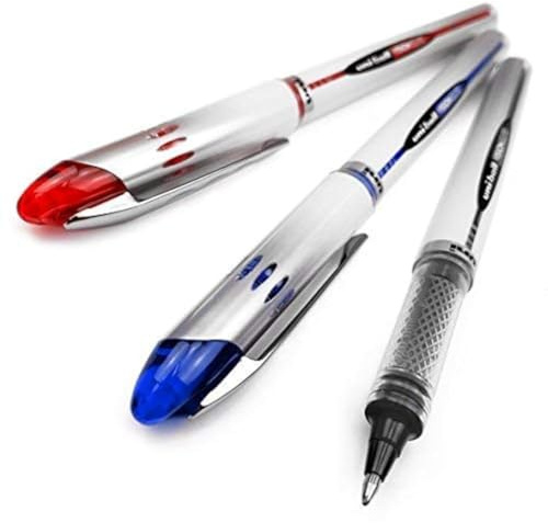 uni-ball Vision Elite - UB-200 - Liquid Ink Rollerball Pen - Pack of 3 (Mixed)
