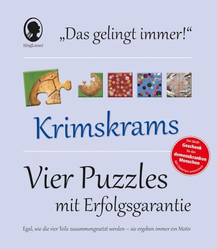 Demenz-Puzzle „Krimskrams“ – Beschäftigung und Aktivierung für Senioren mit extra-großen Puzzleteilen | Mit Erfolgsgarantie – das Puzzle, das immer ... mit Erfolgsgarantie für Senioren mit Demenz