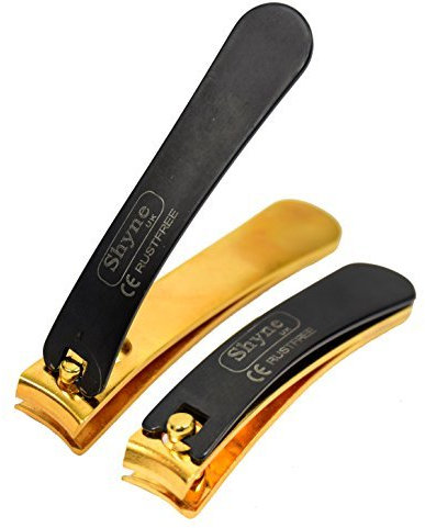Professional Toe Nail Cutter Clipper Chiropody Heavy Duty Thick Nails GOLD/BLACK (SMALL)