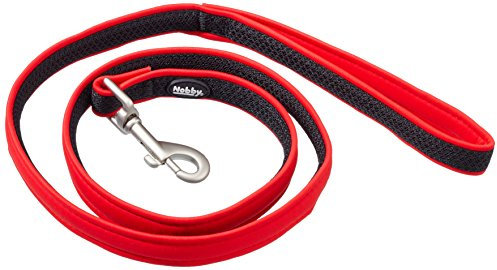 Nobby Leine Mesh Preno, rot L: 120 cm, B: 15/20 mm, 1 Stück
