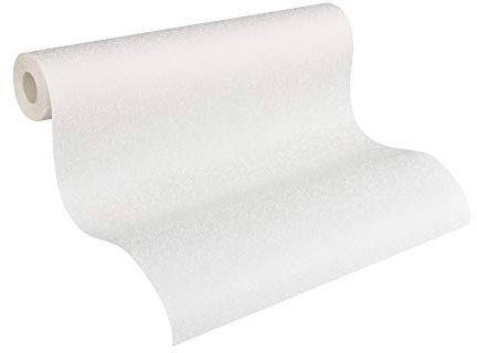 A.S. Création 310811 3108-11 Papier peint intissé à recouper Blanc - 10,05m x 0,53m -