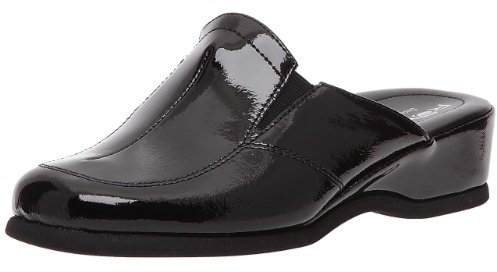 Rohde Damen Mandal Hausschuhe, Schwarz Lack, 39 EU