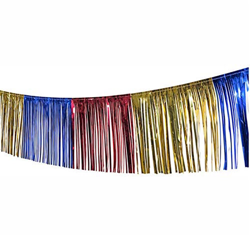 PARTY DISCOUNT Girlande Lametta, 10m, bunt PREISHIT