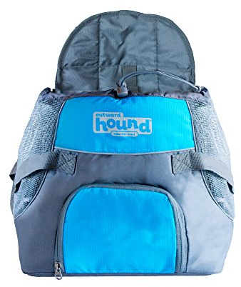 Outward Hound PoochPouch Dog Front Carrier, Medium, Blue